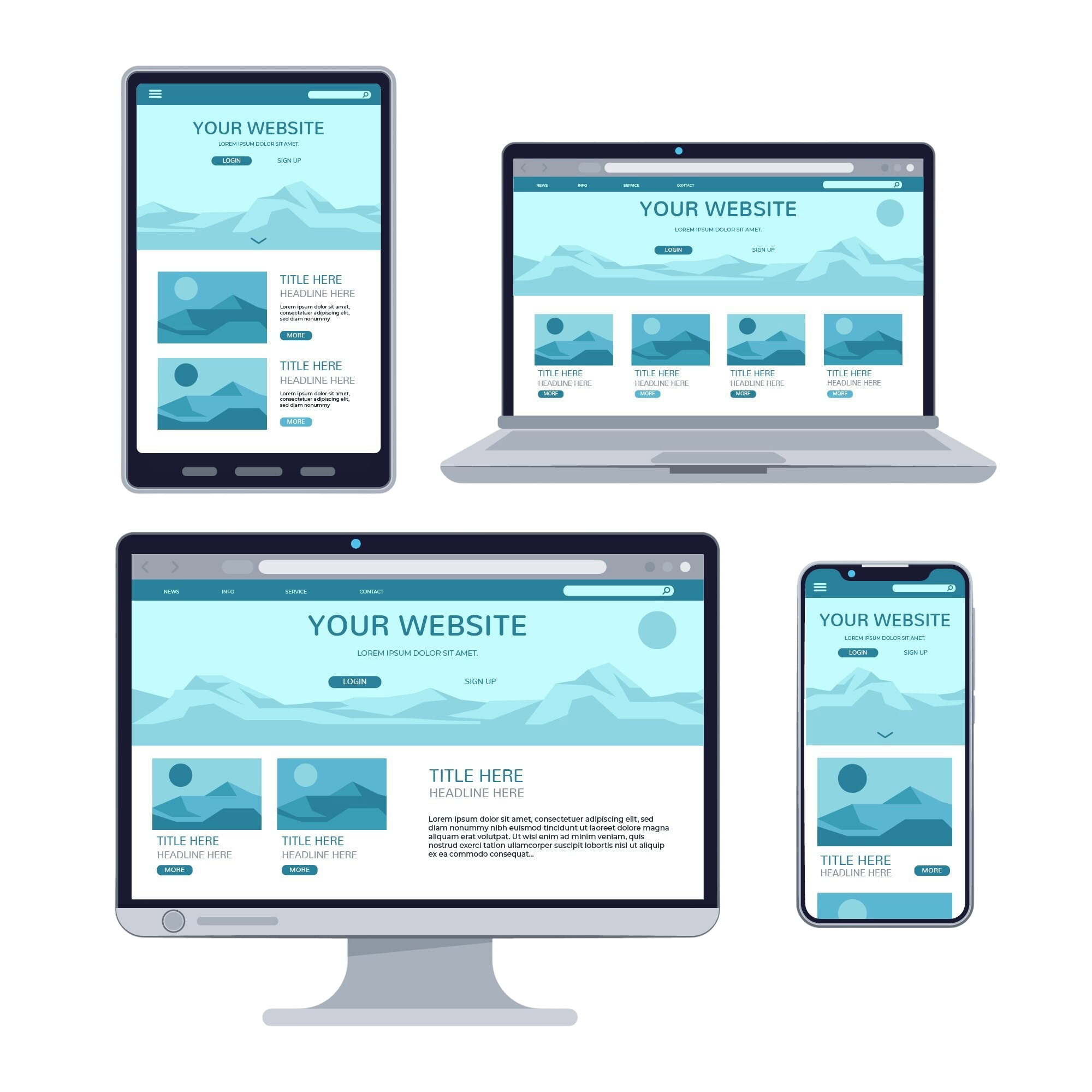 Illustration Sites web